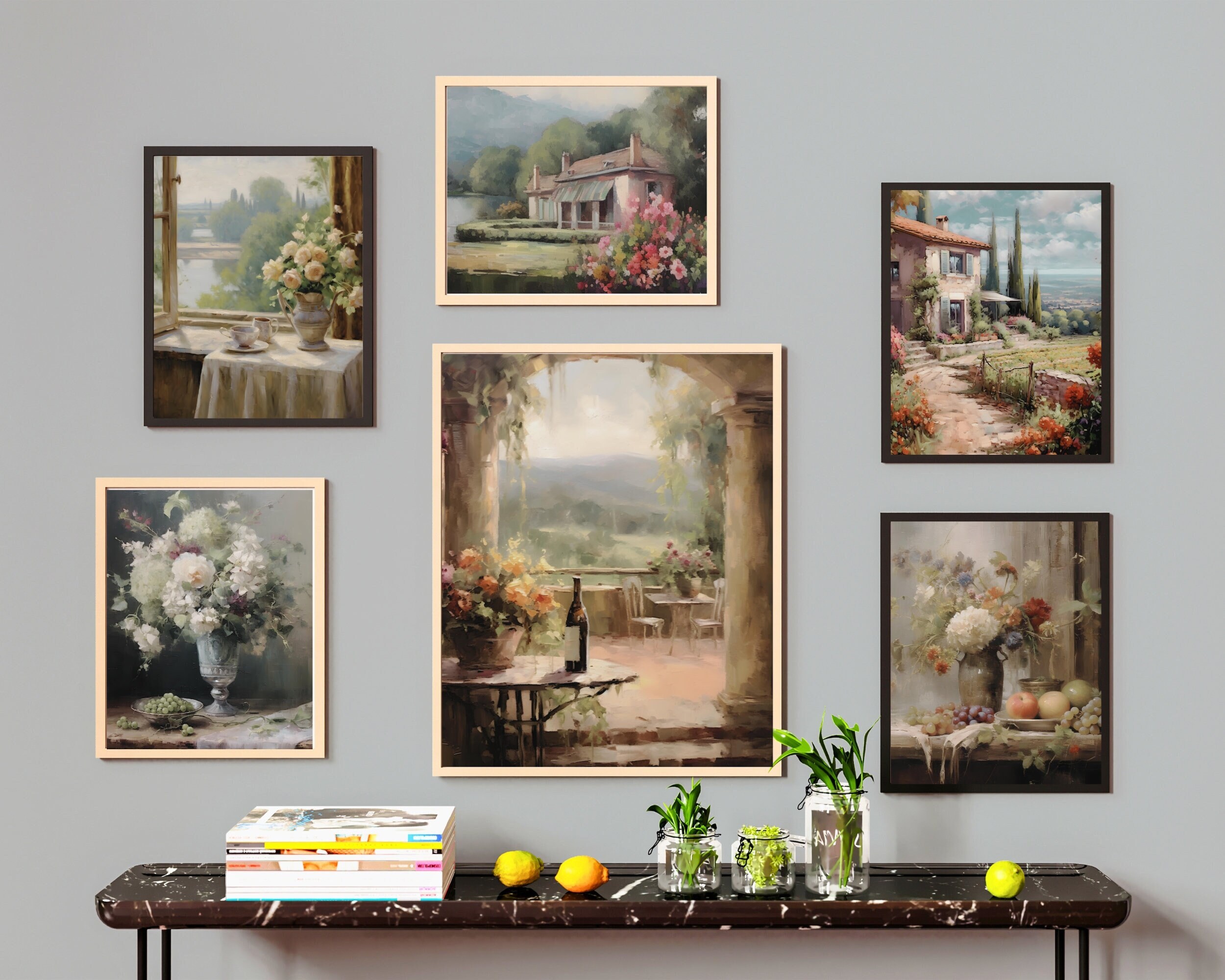 French Country Digital Gallery Wall Art Set 29 Masterpieces Vintage ...