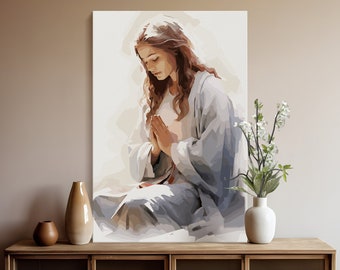 Jesus Christus LDS Kunstdruck: Biblische Querverweise (Digitaler Download)