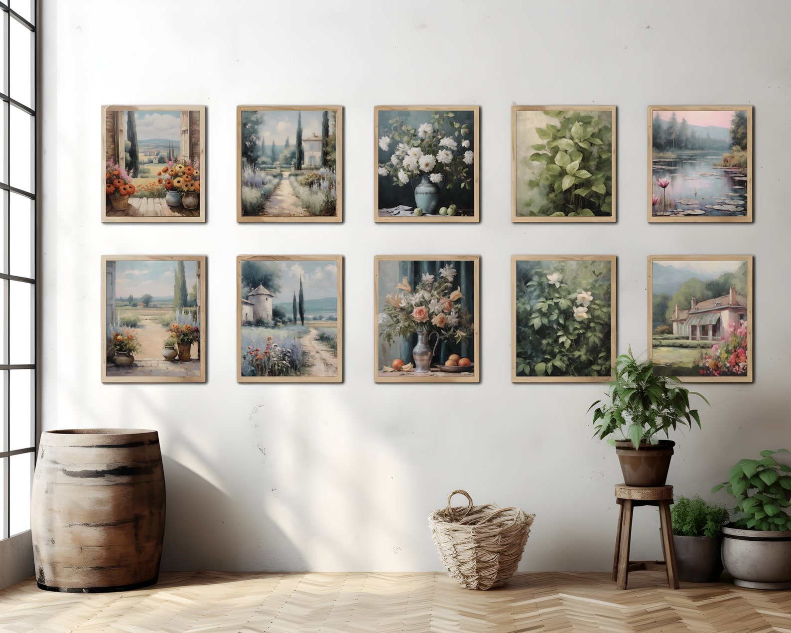 Enchanting French Country Gallery Wall Art Set 29 Digital Art Etsy