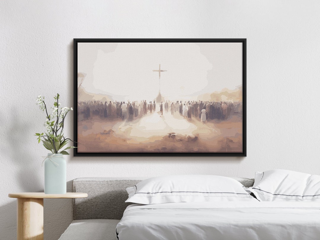 Empowered Living With Jesus Christian Faith Wall Art for Guidance