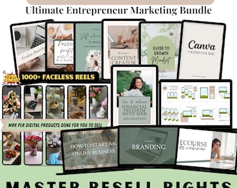 Ultimate Digital Marketing Bundle - 1300+ Faceless Reels & 10M+ MRR! Build Your Passive Income Empire