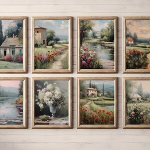Enchanting French Country Gallery Wall Art Set: 29 Digital Art - Etsy