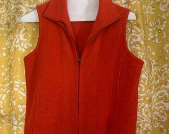 Paul Harris Design Orange Retro Vest