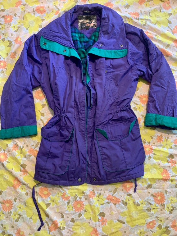 Rivers Edge Retro Purple Windbreaker