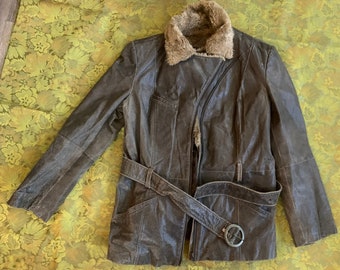 Manteau en cuir Outbrook