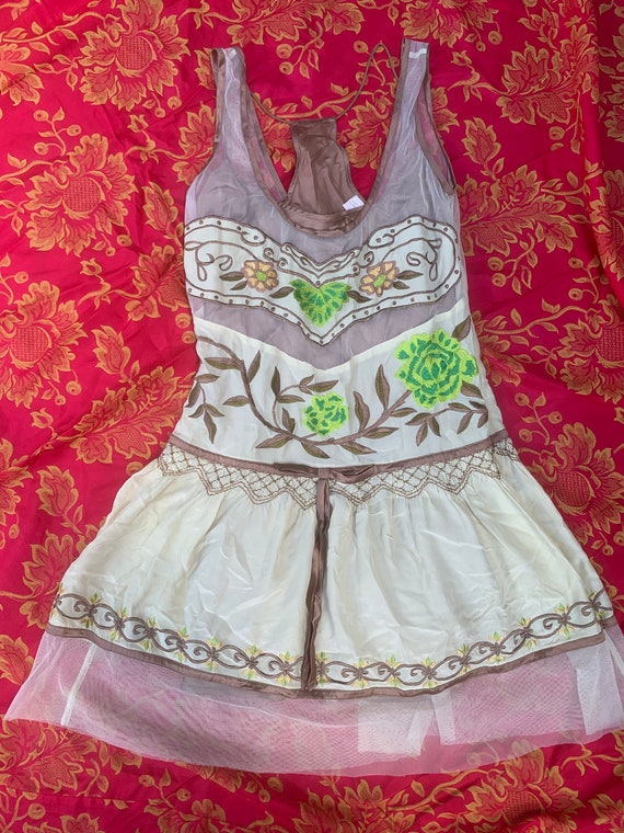 Vintage 2 Piece Lingerie Dress Outfit