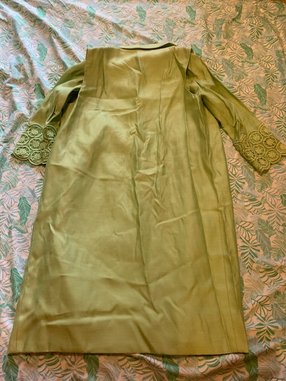 Jenn Stevens Green Handmade Vintage Dress - image 2