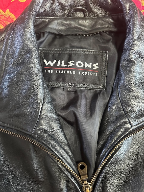Wilsons Black Leather Coat - image 2