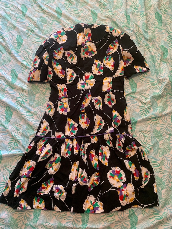 Floral Retro Dress - image 2