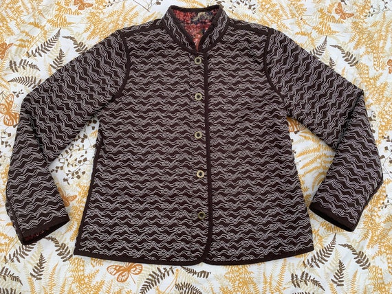 Abstract Pattern Reversible Blazer - image 2