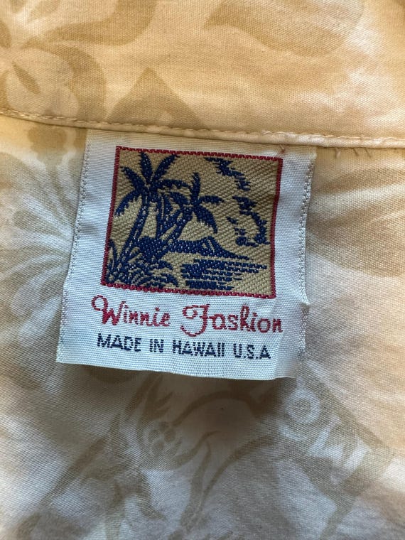 Hawaii Made Surfboard Pattern Button Up Shirt - image 2