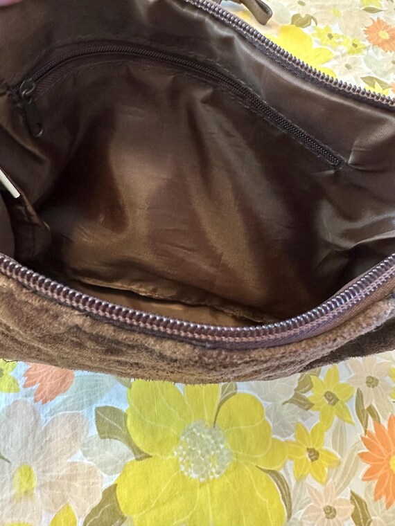 Brown Patchwork Leather Purse - image 3