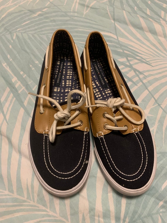 Tommy Hilfiger Blue Boat Shoes