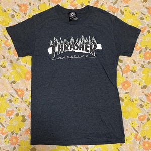 ★Thrasher Trademark Mens Tee 関税込★ Fucking Awesome x Thrasher. Trash Me T Shirt. Black.