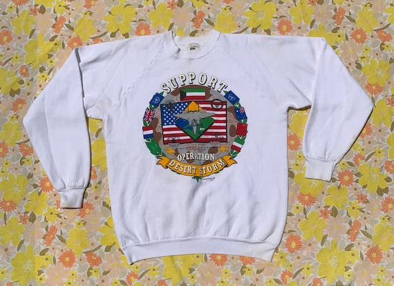 Operation Desert Storm Vintage Sweatshirt Etsy UK