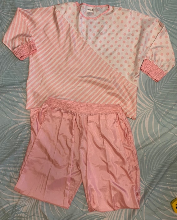 Rafael Two Piece Pink Outfit - image 1