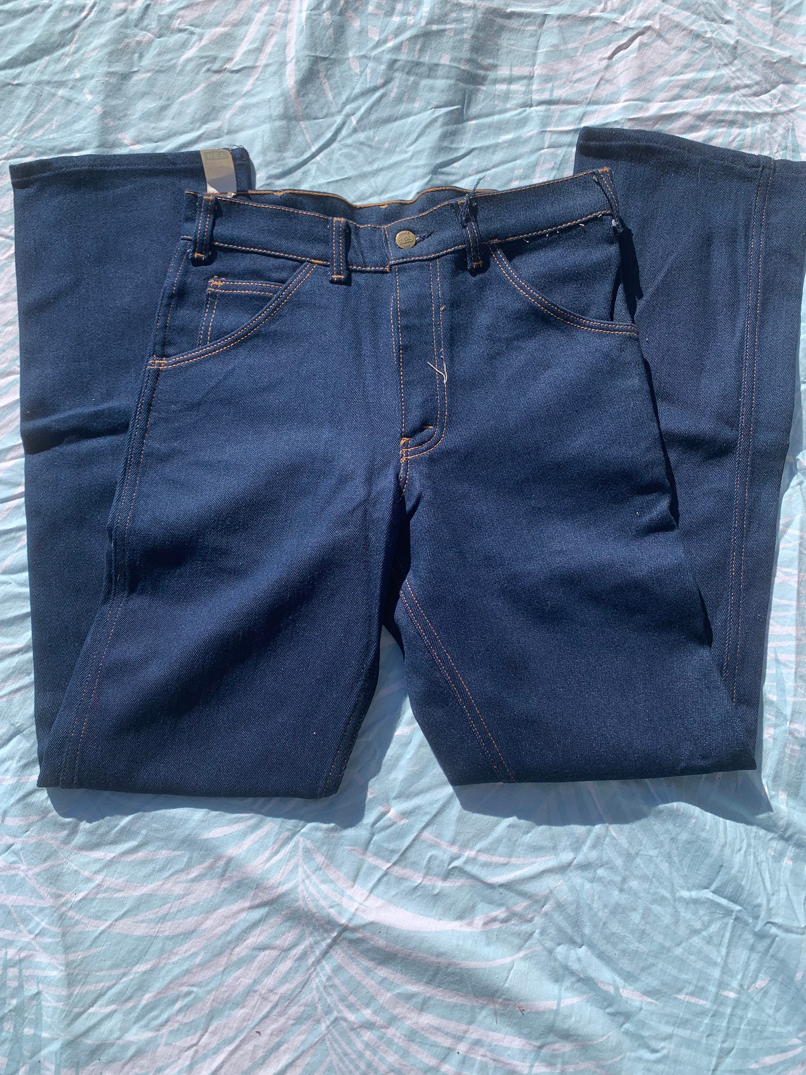 Key Men Key Men's Denim Jeans 1970s Deadstock-new With Tags - Etsy