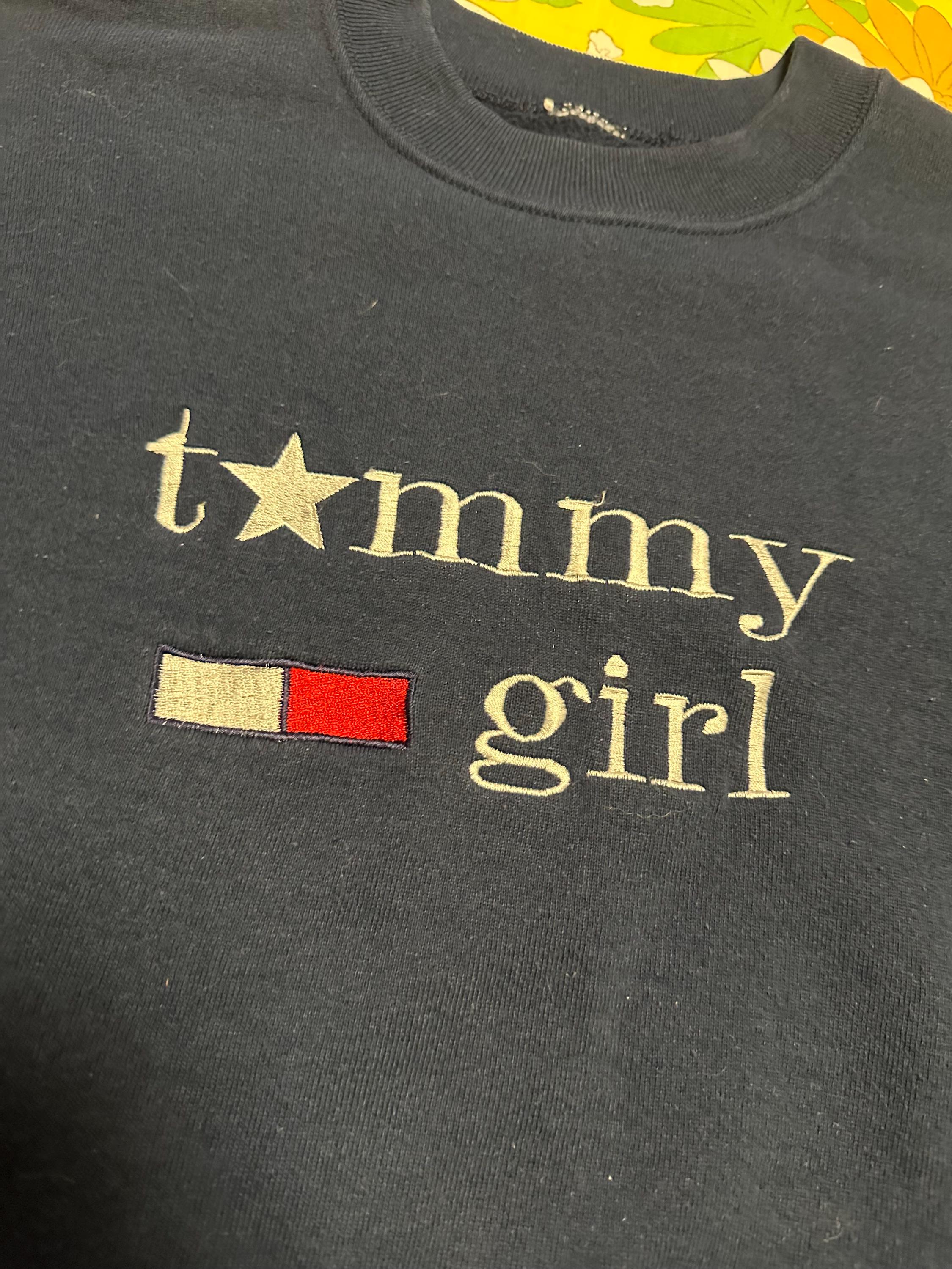 Tommy Hilfiger Tommy Girl Blue Sweatshirt - Etsy