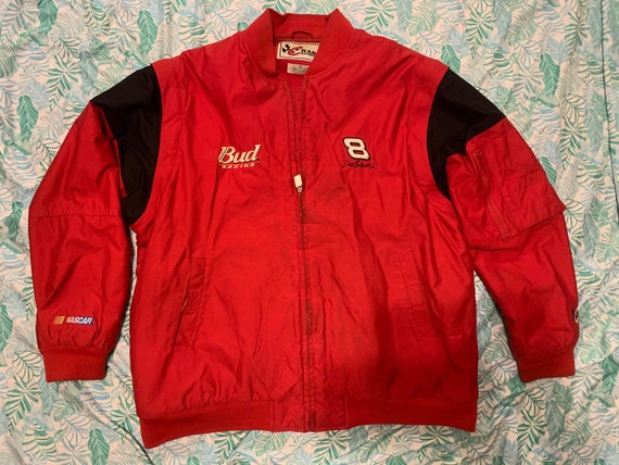 Budweiser Bud Racing Dale Earnhardt Jr Jacket - image 1