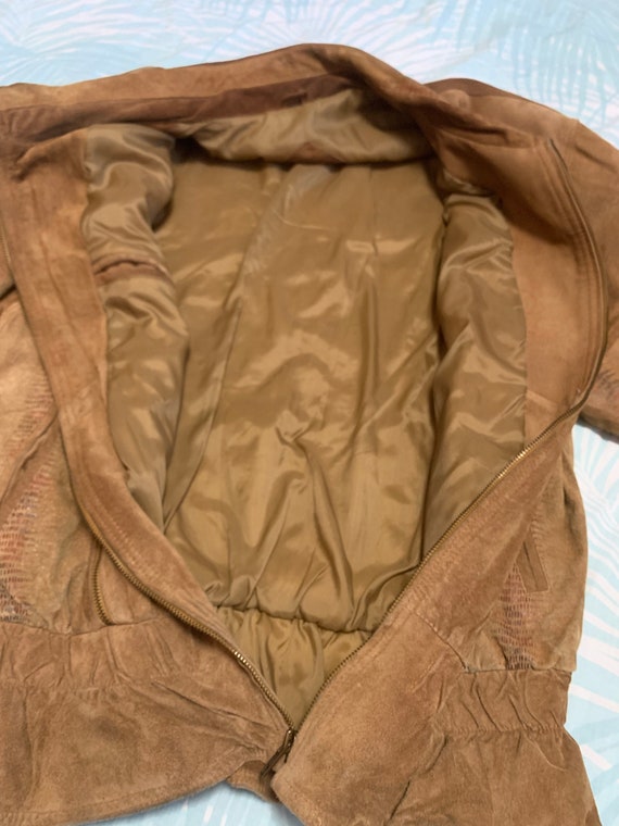 G4000 Brown Suede Leather Jacket - image 5