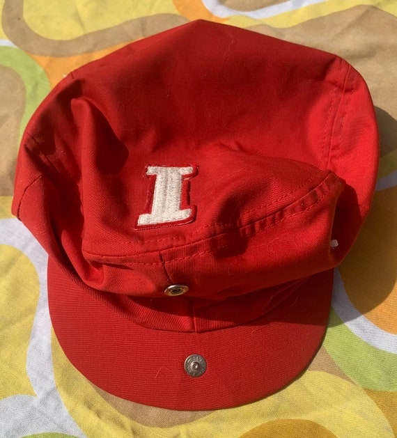 Vintage “I” Newsboy Hat - image 1