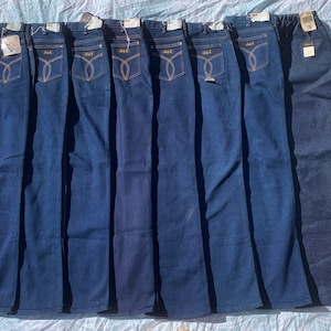 Lady K Key Women&#39;s Denim Jeans 1970s Deadstock-New with tags