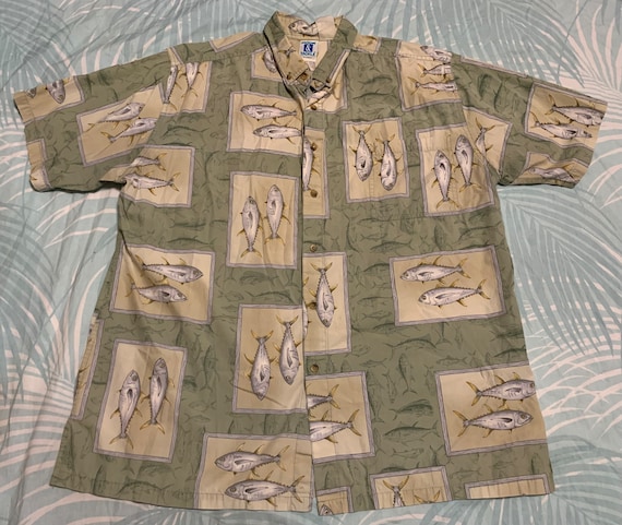 Hook & Tackle Fishing Button Up