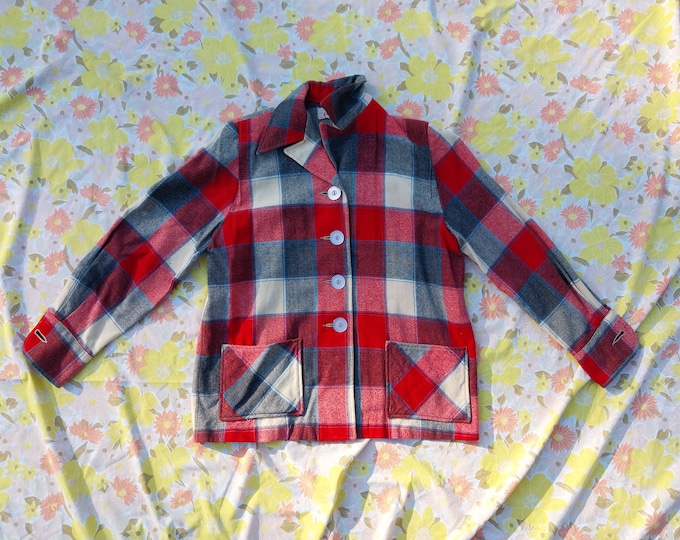 Koat Pattern Kasual Koat Wool Plaid Blazer - Etsy