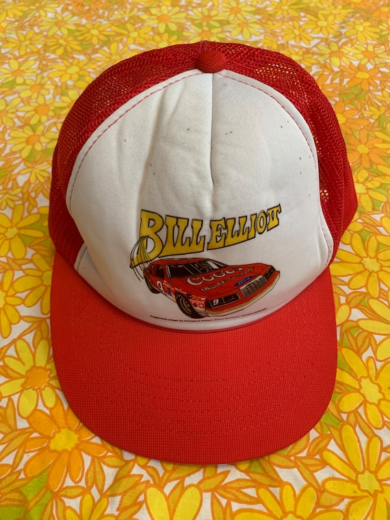 Bill Elliot Coors Racing Red Trucker Hat