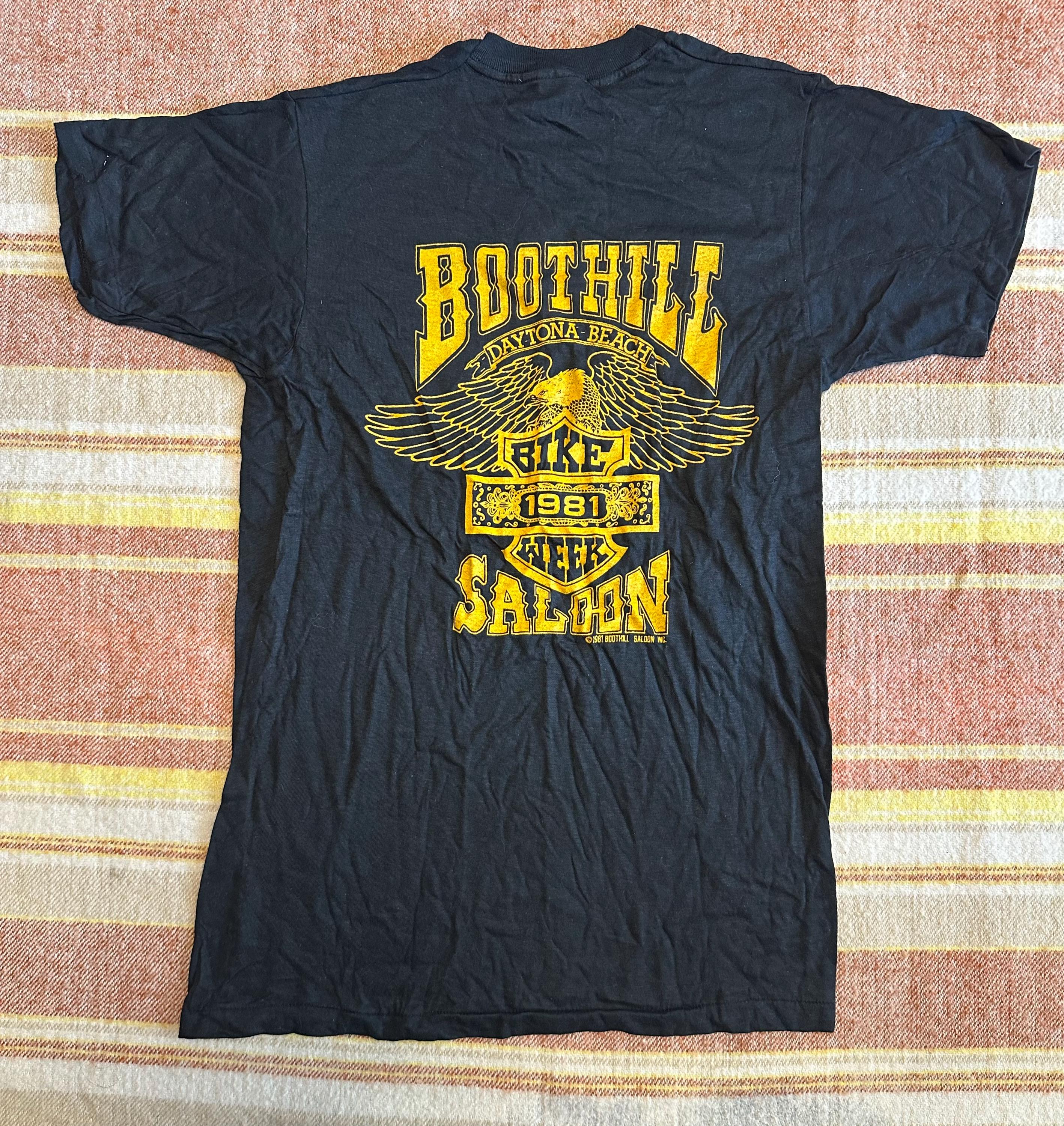 Foothill Saloon 1981 Daytona Beach Bike Week Single Stitch Shirt