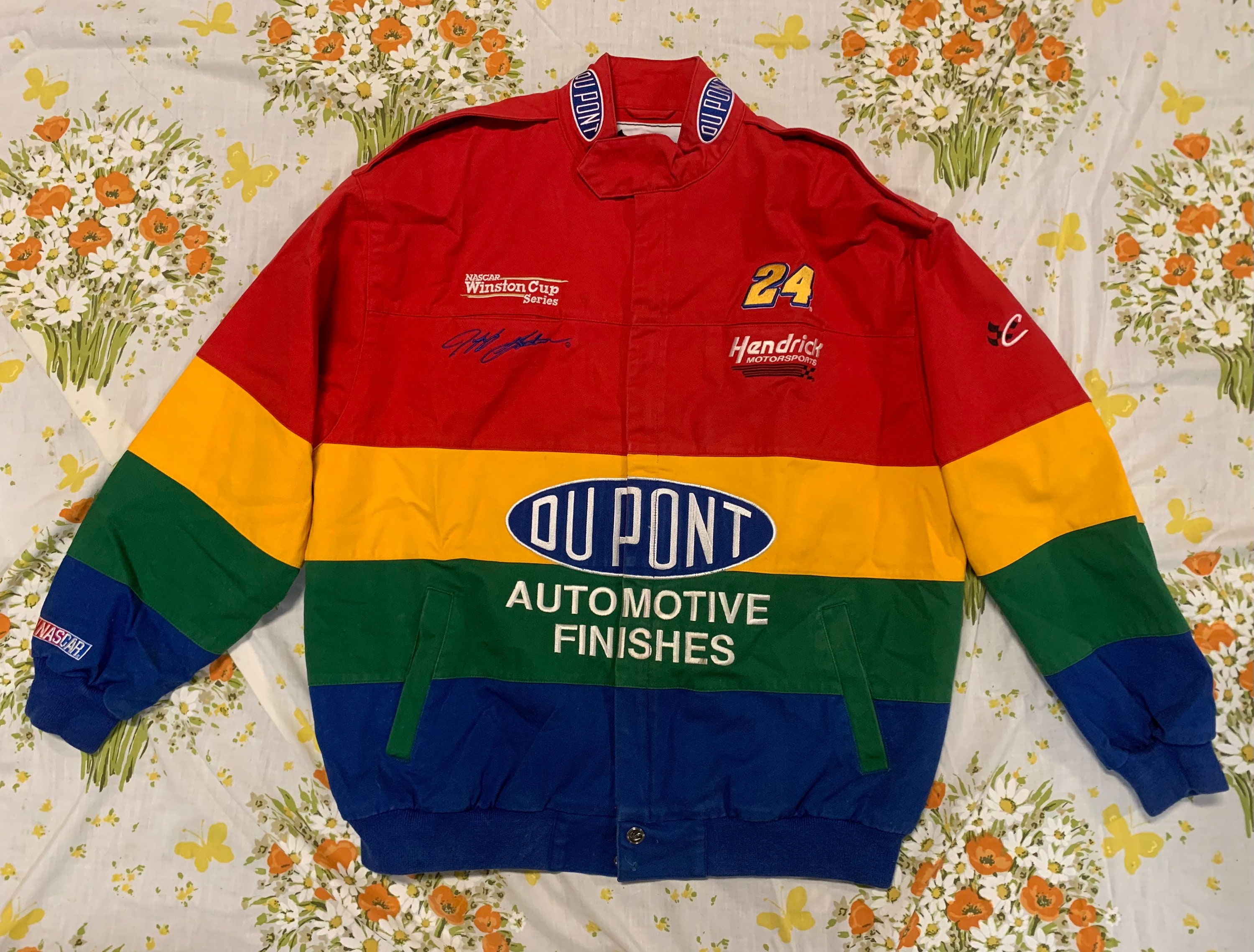 Dupont Jeff Gordon Rainbow Nascar Jacket - Etsy