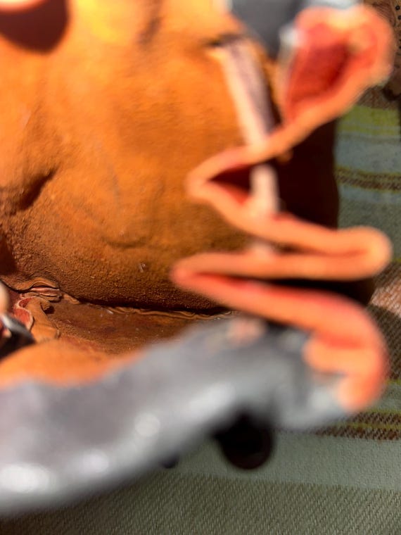 Leather Pouch With Drawstring - image 3