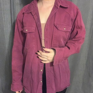 Western Magenta Top. Spindle River Brand.