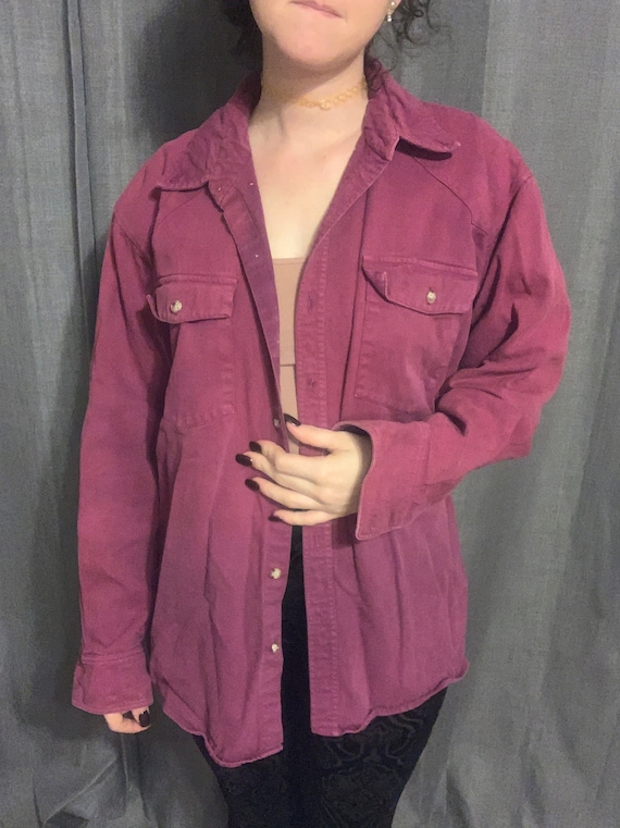 Western Magenta Top. Spindle River Brand.