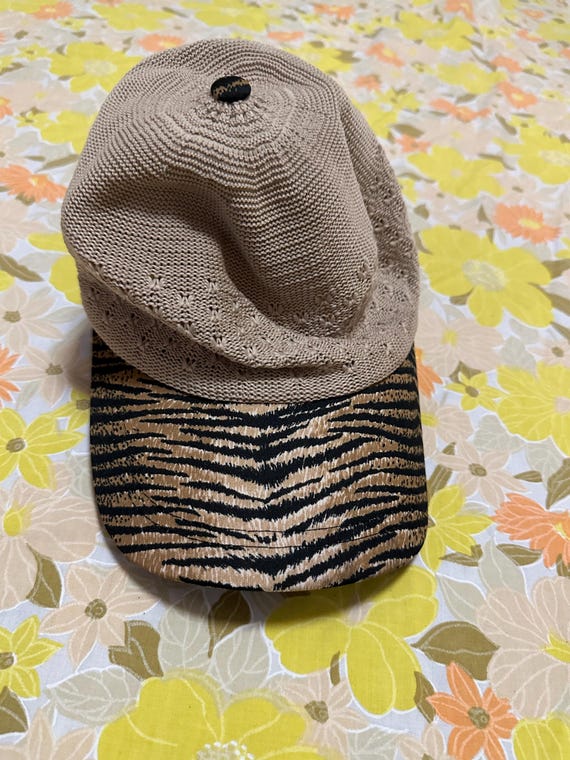 Tiger Pattern Stretchy Cap - image 1