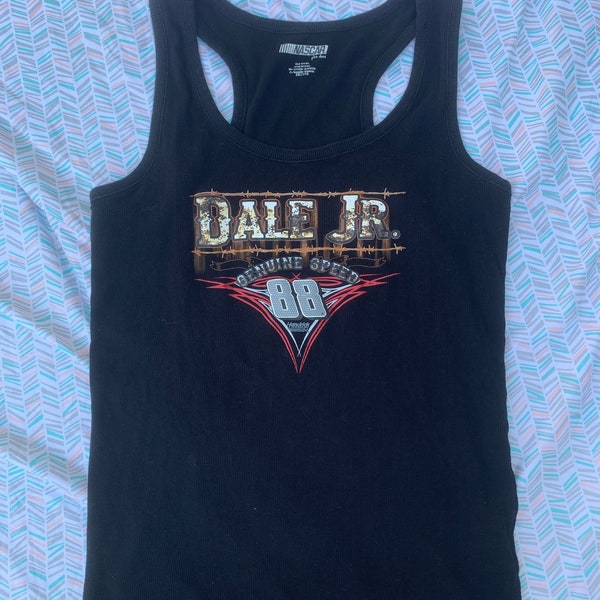 Nascar Dale Jr. Camiseta sin mangas negra