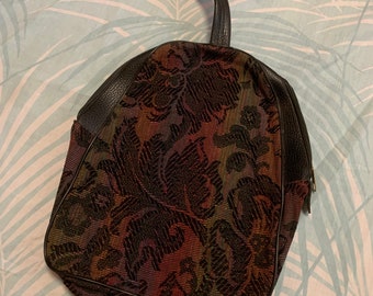 Boho Vintage Quilted Zip-up Bag