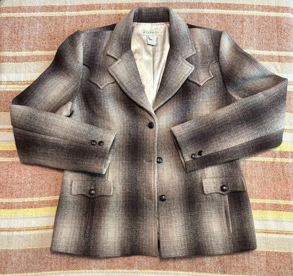 Stetson Wool Button Up Jacket - image 1