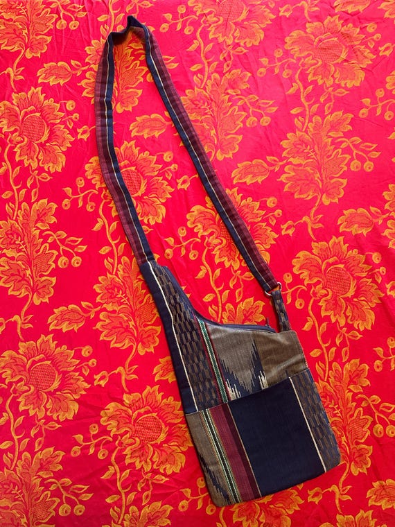 Boho Abstract Zip-up Sidebag - image 1