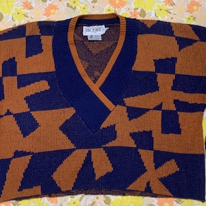 Vintage Abstract Sweater