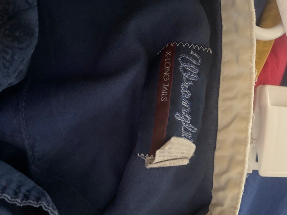 Wrangler Blue Button-up Paisley - image 2