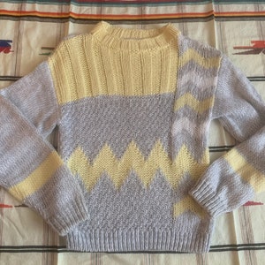Grey and hotsell yellow sweater