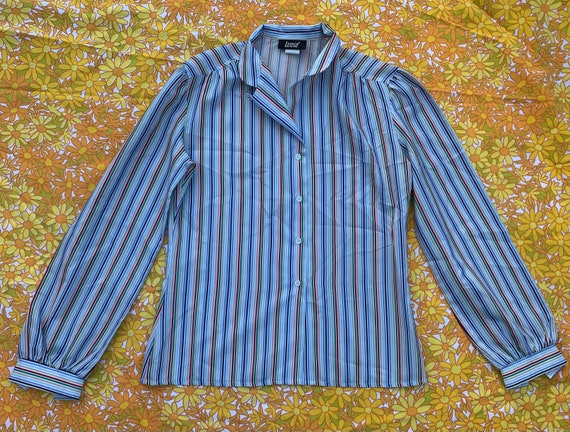 Lucia Multi-striped Button-up - image 1