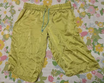 Victoria's Secret Light Green Silk Shorts