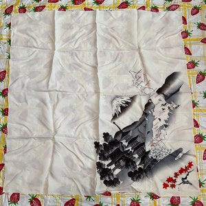 Vintage Japan Map Scarf