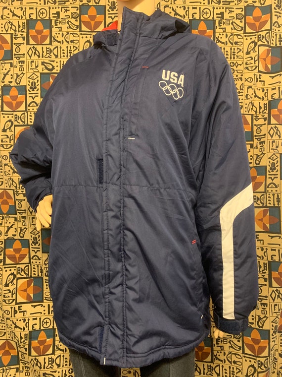 2012 Team USA Olympic Blue Puffer Coat - image 2