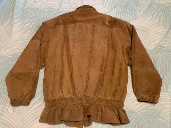 G4000 Brown Suede Leather Jacket - image 2