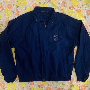 Blaue Mickey-Mouse-Windjacke