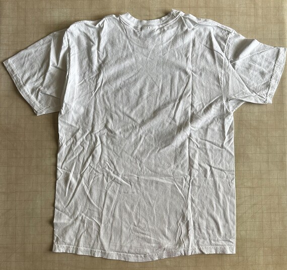 Bulldog White Hanes Tee View 4