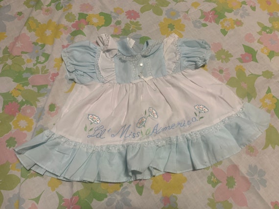 Little Miss America Baby Dress - image 1